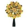 Northlight 5.5" Gold Snowflake Starburst Christmas Tree Topper - Clear Lights -Northlight Christmas northlight ha87084 44162.1588403188