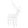 Northlight 48" Lighted White Standing Reindeer Outdoor Christmas Yard Decoration -Northlight Christmas northlight ha91181 01 09668.1689345448