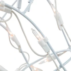 Northlight 48" Lighted White Standing Reindeer Outdoor Christmas Yard Decoration -Northlight Christmas northlight ha91181 04 26771.1696436030