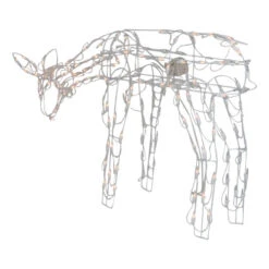 Northlight Lighted Feeding Reindeer Animated Outdoor Christmas Decoration - 42" - Clear Lights -Northlight Christmas northlight ha91184 3 75990.1664379670