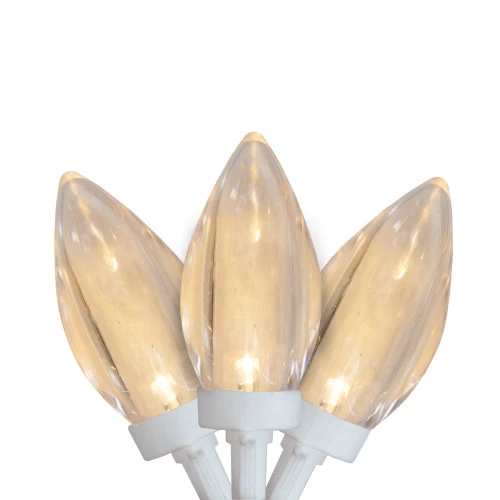 Northlight LED C9 Commercial Length Christmas Lights - Warm White - 41' White Wire - 100ct 3 Northlight LED C9 Commercial Length Christmas Lights - Warm White - 41' White Wire - 100ct