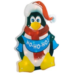 Northlight 17.5" Lighted Penguin Christmas Window Silhouette -Northlight Christmas northlight ha92191 02 21158.1694101348