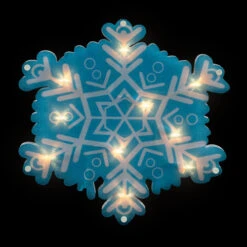 Northlight 11.75" Lighted Blue And White Snowflake Christmas Window Silhouette 10 Northlight 11.75" Lighted Blue And White Snowflake Christmas Window Silhouette -Northlight Christmas northlight ha92203 04 35420.1695052438