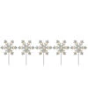 Northlight Lighted Snowflake Christmas Pathway Markers - 14.25" - 5ct -Northlight Christmas northlight ha92210 3 70174.1632502709