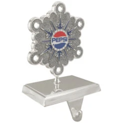 Northlight 6.5" Silver And Blue "PEPSI" Snowflake Christmas Stocking Holder -Northlight Christmas northlight hd82331 2 updatedjpg 95948.1663615648