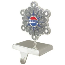 Northlight 6.5" Silver And Blue "PEPSI" Snowflake Christmas Stocking Holder -Northlight Christmas northlight hd82331 4 updatedjpg 55354.1663615648