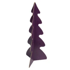 Northlight Triangular Christmas Tree With Curved Edges Decoration - 12" - Purple -Northlight Christmas northlight hh93157 2 50833.1651078254