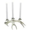 Deer Antler Christmas Taper Candle Holder - 12" - Champagne