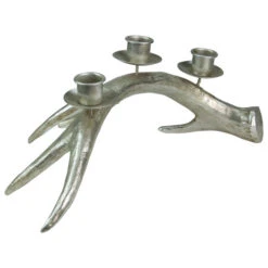 Deer Antler Christmas Taper Candle Holder - 12" - Champagne -Northlight Christmas northlight hh93164 3 47292.1645490801