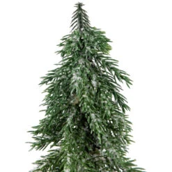 Northlight Frosted Icy Pine Tree With Jute Base Christmas Tree - 14" - Unlit -Northlight Christmas northlight hn92686 03 05589.1691247511
