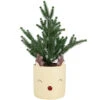 Mini Artificial Christmas Tree In Reindeer - 14.25" - Unlit