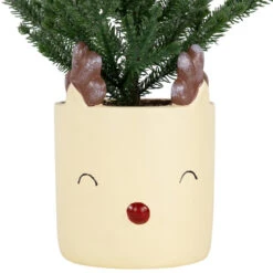 Mini Artificial Christmas Tree In Reindeer - 14.25" - Unlit -Northlight Christmas northlight hn95105 02 39251.1702402355