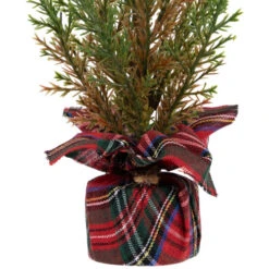 Northlight Mini Cedar Artificial Christmas Trees - 10" - Set Of 3 -Northlight Christmas northlight hn95114 05 42579.1702402353