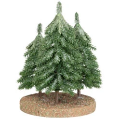 Northlight Icy Downswept Pine Trio Of Trees Christmas Decoration - 8" - Unlit -Northlight Christmas northlight hn96809 02 1 89459.1727317577