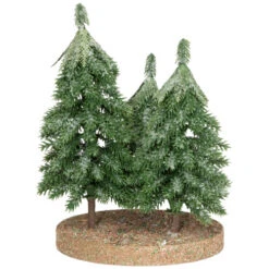 Northlight Icy Downswept Pine Trio Of Trees Christmas Decoration - 8" - Unlit -Northlight Christmas northlight hn96809 03 1 72071.1727317577