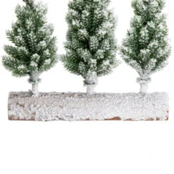 Northlight Frosted Pine Tree Trio Christmas Decoration - 8" - Unlit -Northlight Christmas northlight hn96810 06 56680.1727317572