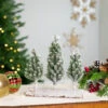 Northlight Frosted Pine Tree Trio Christmas Decoration - 8" - Unlit -Northlight Christmas northlight hn96810 styled 01 14375.1727317573