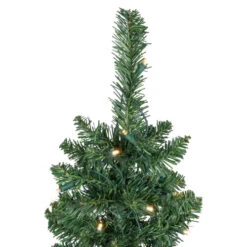 Northlight 6' Pre-Lit Northern Balsam Fir Pencil Artificial Christmas Tree, Warm Clear LED Lights -Northlight Christmas northlight j00067 4 37948.1665088080
