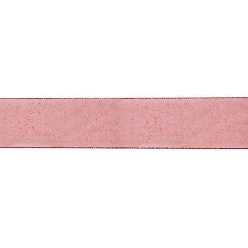 Northlight Raspberry Red Wired Christmas Craft Ribbon 2.5" X 10 Yards 4 Northlight Raspberry Red Wired Christmas Craft Ribbon 2.5" X 10 Yards - Image 2