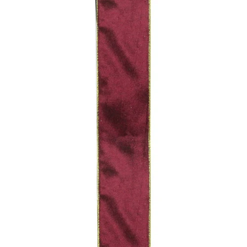 Northlight Red And Gold Wired Christmas Craft Ribbon 2.5" X 10 Yards 4 Northlight Red And Gold Wired Christmas Craft Ribbon 2.5" X 10 Yards - Image 2