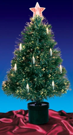 Northlight 4' Pre-Lit Fiber Optic Artificial Christmas Tree With Candles - Multi Lights -Northlight Christmas northlight j15596 1 45377.1588355386