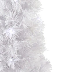 Northlight Pre-Lit Color Changing Fiber Optic Artificial Christmas Tree - 4' - White - Multicolor LED Lights -Northlight Christmas northlight j27048 2 43674.1665610742