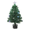 Northlight 3' Pre-Lit Color Changing Fiber Optic Christmas Tree With Stars -Northlight Christmas northlight j65091 39984.1595894357