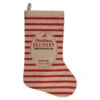 Northlight 19" Beige And Red Striped "Christmas Delivery" Stocking With Loop 1 Northlight 19" Beige And Red Striped "Christmas Delivery" Stocking With Loop -Northlight Christmas northlight j90438 1 32939.1603850824