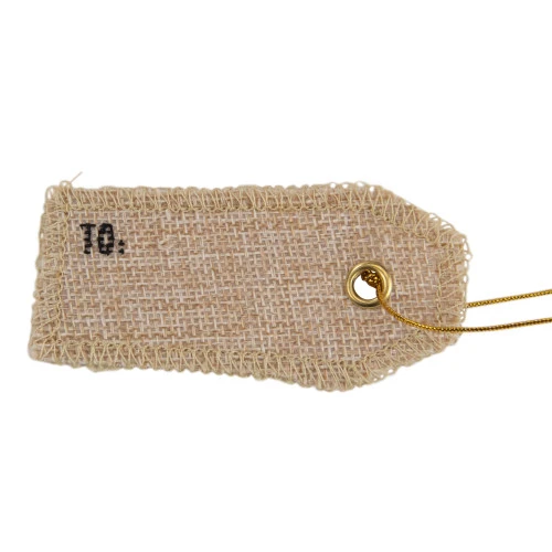 Northlight 19" Beige And Red "Christmas Delivery" Stocking With Hanging Tag 7 Northlight 19" Beige And Red "Christmas Delivery" Stocking With Hanging Tag - Image 5