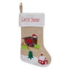 Northlight 19" Beige And Red Burlap "Let It Snow" Bird Christmas Stocking 1 Northlight 19" Beige And Red Burlap "Let It Snow" Bird Christmas Stocking -Northlight Christmas northlight j90442 1 39040.1603850822