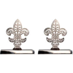 Northlight Fleur De Lis Christmas Stocking Holder - 5" - Set Of 2 13 Northlight Fleur De Lis Christmas Stocking Holder - 5" - Set Of 2 -Northlight Christmas northlight j96404 04 91257.1727317577
