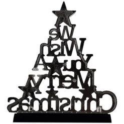 Northlight We Wish You A Merry Christmas Tree Stocking Holder - 6.25" -Northlight Christmas northlight j96408 04 19430.1719611163