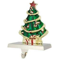 Northlight Decorated Christmas Tree Metal Stocking Holder - 6" 12 Northlight Decorated Christmas Tree Metal Stocking Holder - 6" -Northlight Christmas northlight j96410 03 39361.1719611162