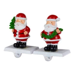 Northlight Santa Claus Christmas Stocking Holders - 4.75" - Set Of 2 -Northlight Christmas northlight j96416 03 38384.1719611163