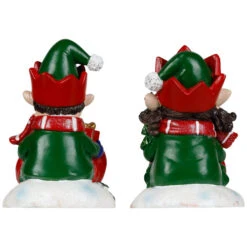 Northlight Festive Elves Christmas Stocking Holders - 5" - Set Of 2 -Northlight Christmas northlight j96417 04 91585.1719611160