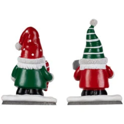 Northlight Santa Gnomes Christmas Stocking Holders - 6.25" - Set Of 2 -Northlight Christmas northlight j96418 04 36878.1719611162