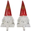 Northlight Glittered Gnome Christmas Stocking Holders - 8.25" - Set Of 2 -Northlight Christmas northlight j96421 01 39881.1726106057