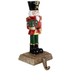 Northlight Glittered Nutcracker Soldier With Gift Christmas Stocking Holder - 9.5" 11 Northlight Glittered Nutcracker Soldier With Gift Christmas Stocking Holder - 9.5" -Northlight Christmas northlight j96422 02 40093.1719611160