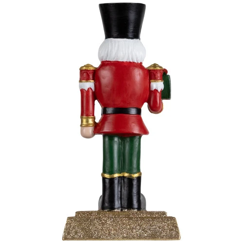 Northlight Glittered Nutcracker Soldier With Gift Christmas Stocking Holder - 9.5" 8 Northlight Glittered Nutcracker Soldier With Gift Christmas Stocking Holder - 9.5" - Image 6