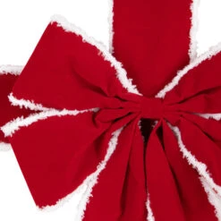 Northlight 14' Red And White Velvet Christmas Door Bow -Northlight Christmas northlight j99428 4 37168.1680285011