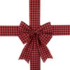 Northlight 14' Red Buffalo Plaid Christmas Door Bow -Northlight Christmas northlight j99429 3 45791.1680285012