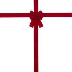 Northlight 14' Classic Red Velvet Christmas Door Bow -Northlight Christmas northlight j99430 220long 68773.1680285012