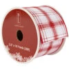 Northlight Red And White Plaid Wired Craft Christmas Ribbon 2.5" X 10 Yards 1 Northlight Red And White Plaid Wired Craft Christmas Ribbon 2.5" X 10 Yards -Northlight Christmas northlight j99438 01 12133.1697906053