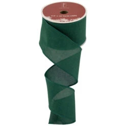 Northlight Solid Green Wired Edge Craft Christmas Ribbon 2.5 X 10 Yards 10 Northlight Solid Green Wired Edge Craft Christmas Ribbon 2.5 X 10 Yards -Northlight Christmas northlight j99440 02 11473.1697906054
