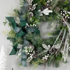 Northlight Solid Green Wired Edge Craft Christmas Ribbon 2.5 X 10 Yards 13 Northlight Solid Green Wired Edge Craft Christmas Ribbon 2.5 X 10 Yards -Northlight Christmas northlight j99440 styled 2 49900.1697906057