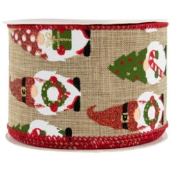 Northlight Gnome Burlap Style Wired Craft Christmas Ribbon 2.5" X 10 Yards 10 Northlight Gnome Burlap Style Wired Craft Christmas Ribbon 2.5" X 10 Yards -Northlight Christmas northlight j99454 03 64413.1697906053