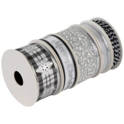 Northlight Set Of 5 Merry Christmas Matching Themed Craft Ribbons 1.5" X 3 Yards -Northlight Christmas northlight j99467 02 42669.1697906053