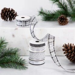 Northlight Set Of 5 Merry Christmas Matching Themed Craft Ribbons 1.5" X 3 Yards -Northlight Christmas northlight j99467 styled 49778.1697906053