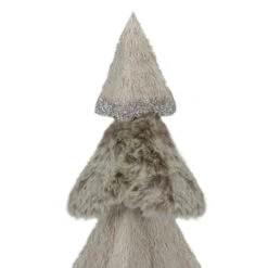 Northlight Sisal And Faux Fur Christmas Tree With Glitter - 20" - Gray -Northlight Christmas northlight ja87532 2 sample 20108.1613536556