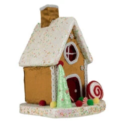 Northlight Gingerbread Glitter Candy House Christmas Decoration - 13" 14 Northlight Gingerbread Glitter Candy House Christmas Decoration - 13" -Northlight Christmas northlight ja93317 2 45834.1669970845